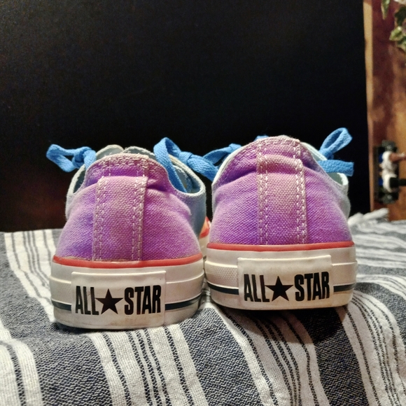 Tie dye Converse shoes mens size 8 womens  size 10, Rainbow Tie dye Chucks - Picture 12 of 12